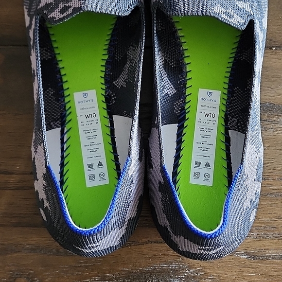 Rothy's Retired Botanicamo Gray loafers - Picture 2 of 7